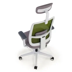Sedia Ufficio Ergonomica Kaito white con poggiatesta