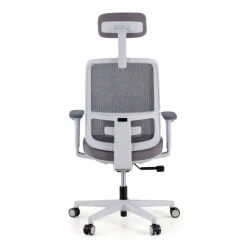 Sedia Ufficio Ergonomica Kaito white con poggiatesta