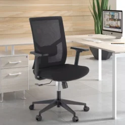 Sedia Ufficio Ergonomica Verdi, braccioli regolabili, supporto lombare,