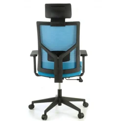 Sedia Ufficio Ergonomica Verdi, braccioli regolabili, con poggiatesta