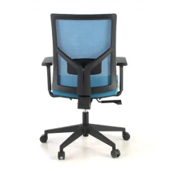 Sedia Ufficio Ergonomica Verdi, braccioli regolabili, supporto lombare,