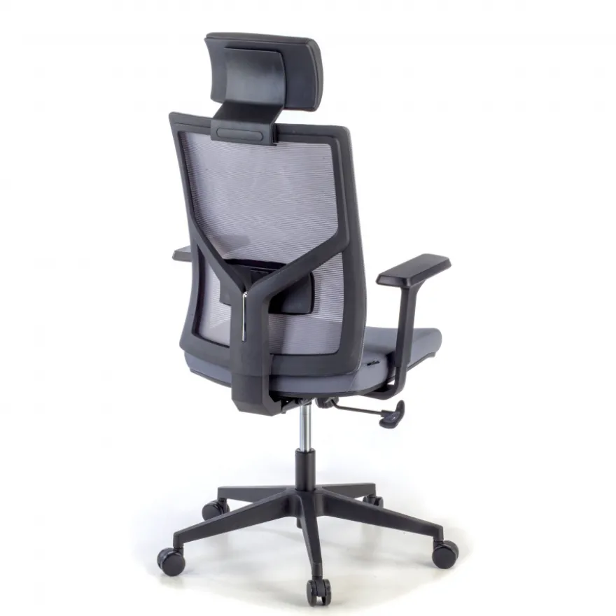Sedia Ufficio Ergonomica Verdi, braccioli regolabili, con poggiatesta