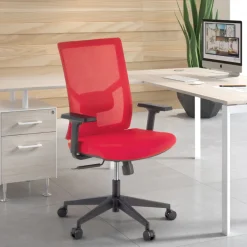 Sedia Ufficio Ergonomica Verdi, braccioli regolabili, supporto lombare,