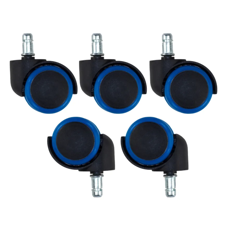 Set di Ruote Gaming 11x50mm, Rivestimento in gomma