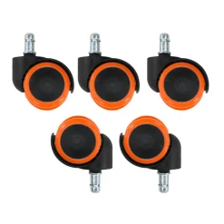 Set di Ruote Gaming 11x50mm, Rivestimento in gomma