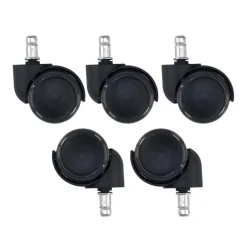 Set di Ruote Gaming 11x50mm, Rivestimento in gomma
