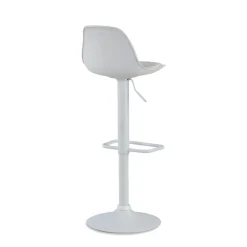 Sgabello alto Norway con gambe in metallo, design moderno