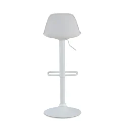 Sgabello alto Norway con gambe in metallo, design moderno