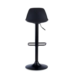 Sgabello alto Norway con gambe in metallo, design moderno
