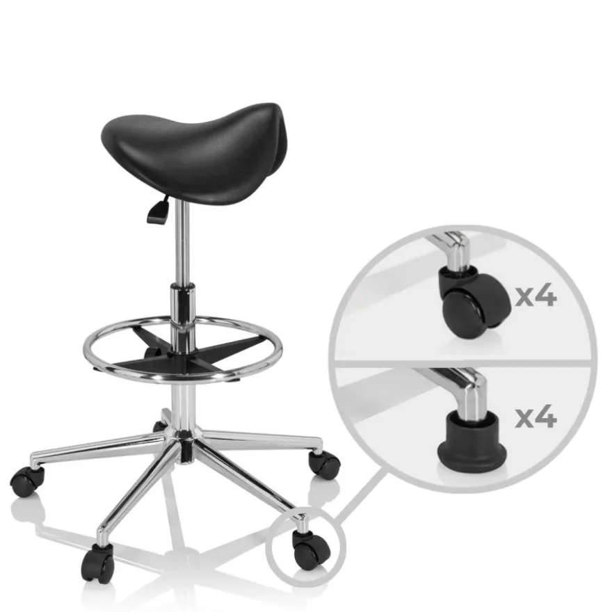 Sgabello da Lavoro ergonomico, sedile a sella