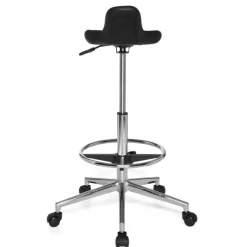 Sgabello da lavoro MaxWork 41, Con Poggiapiedi, regolabile