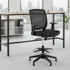Sgabello da Ufficio ergonomico con Braccioli Dama