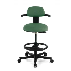 Sgabello da Ufficio Ergonomico Erghos, sedile reclinabile, girevole
