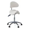 Sgabello sella di cavallo con schienale ergonomico per clinica ed estetista