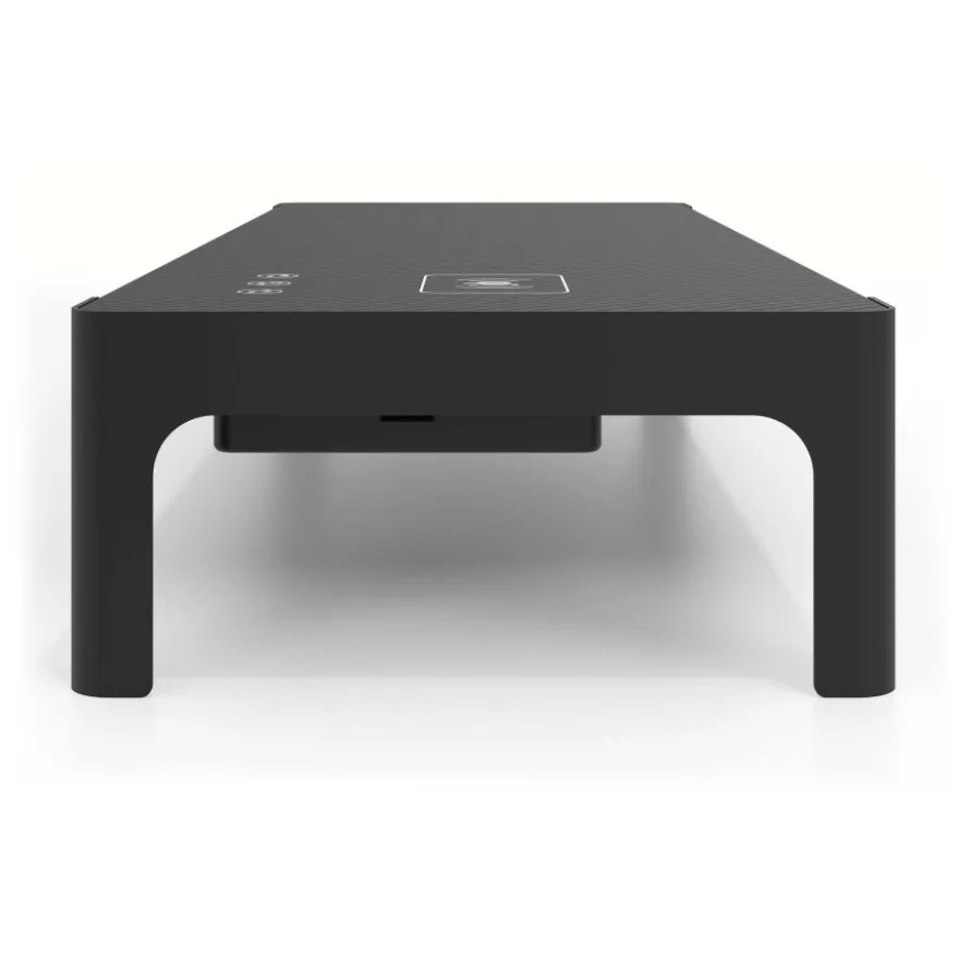 Supporto monitor con caricatore wireless + USB Eon