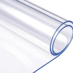 Tappeto Sedia da Ufficio rettangolare in PVC trasparente